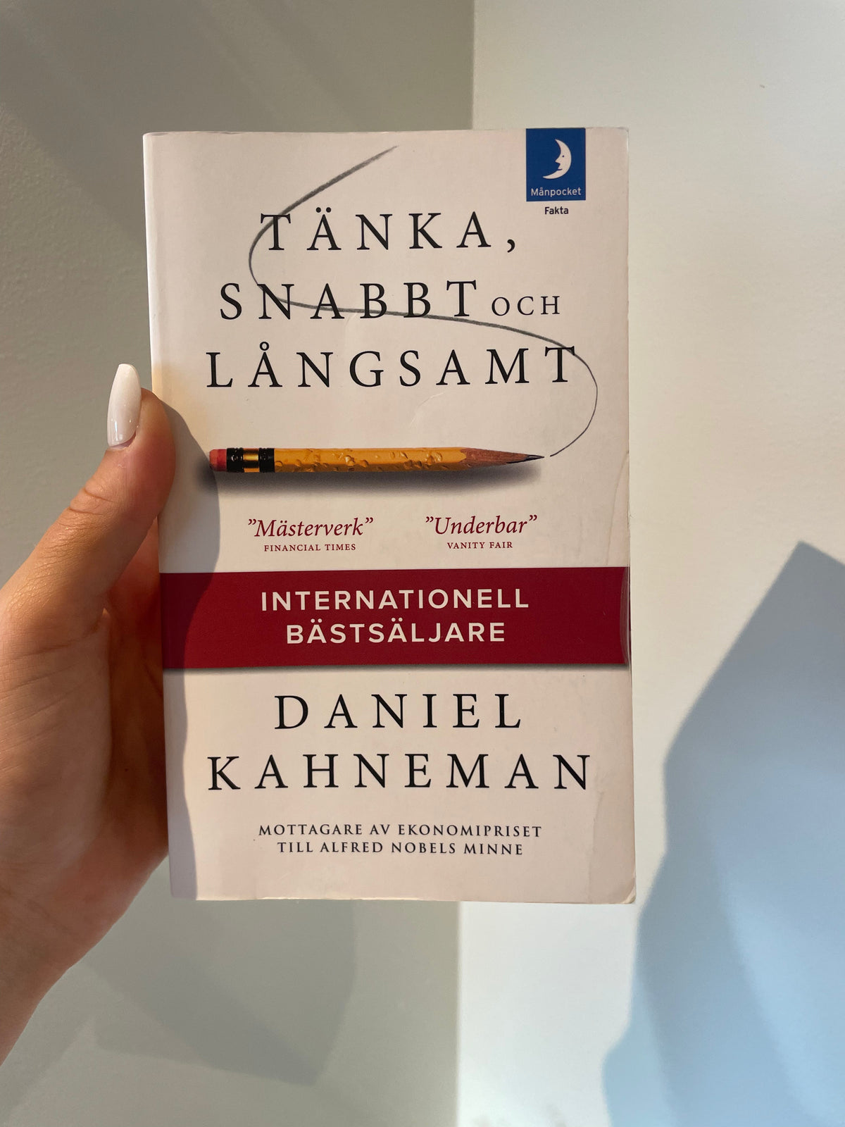 Tänka, snabbt och långsamt – framsida