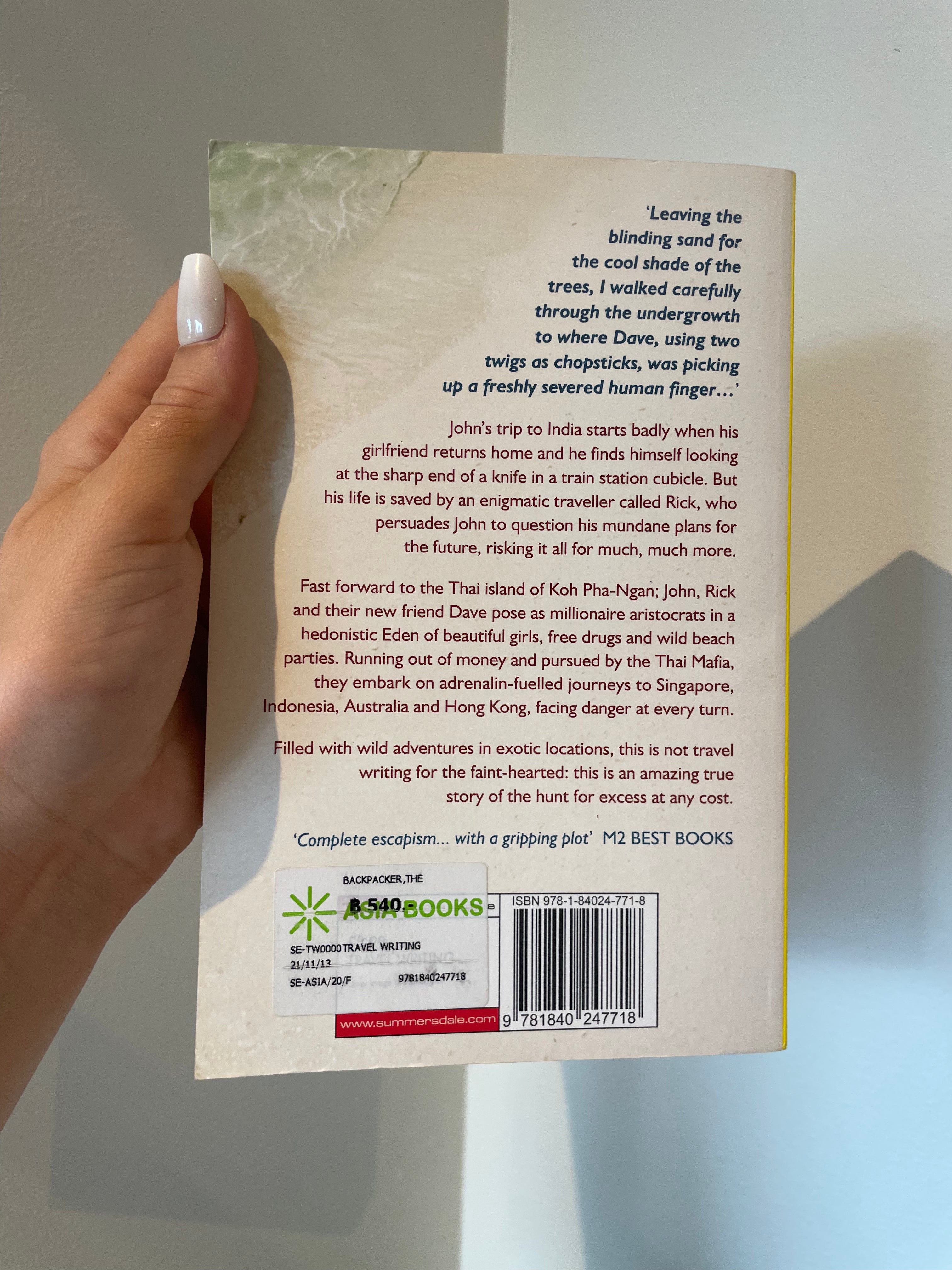 The Backpacker – baksida