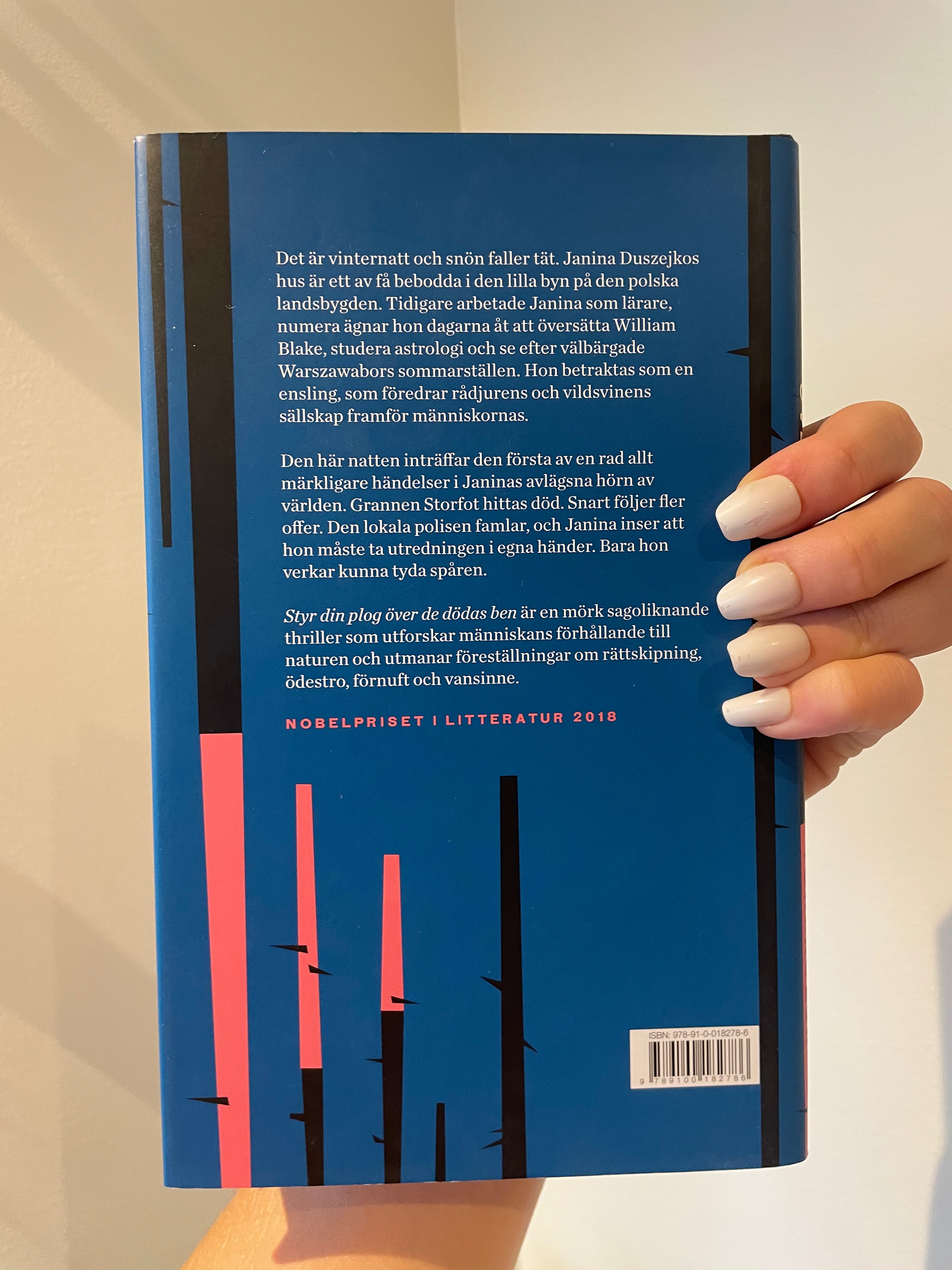 Styr din plog över de dödas ben – baksida