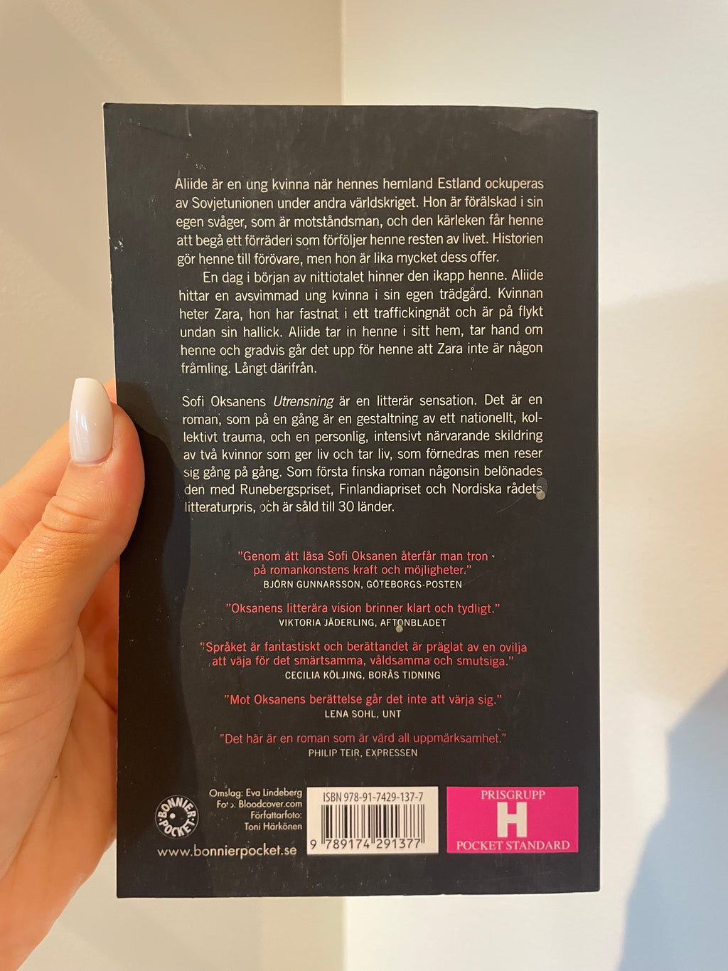 Utrensning – baksida