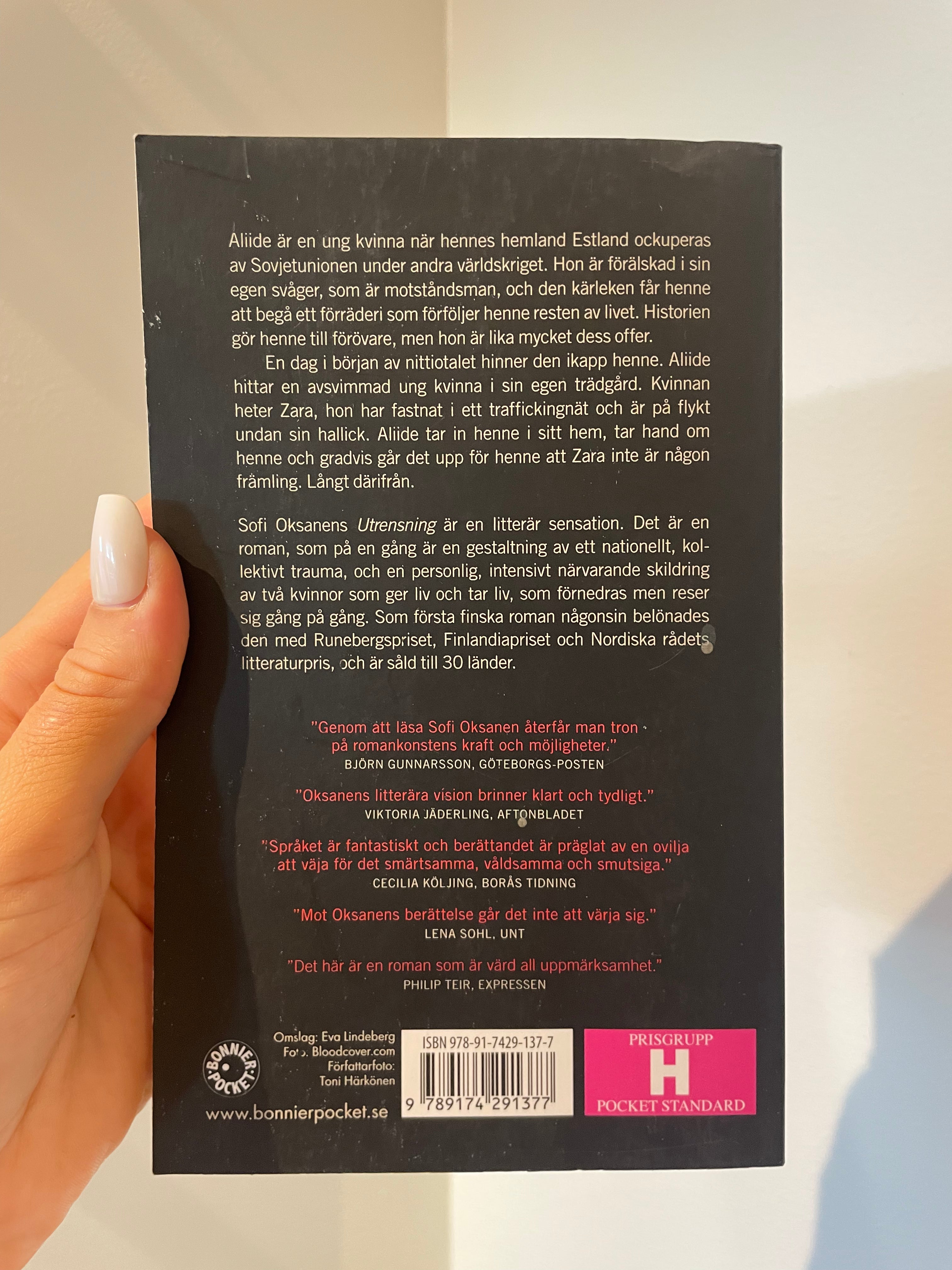 Utrensning – baksida
