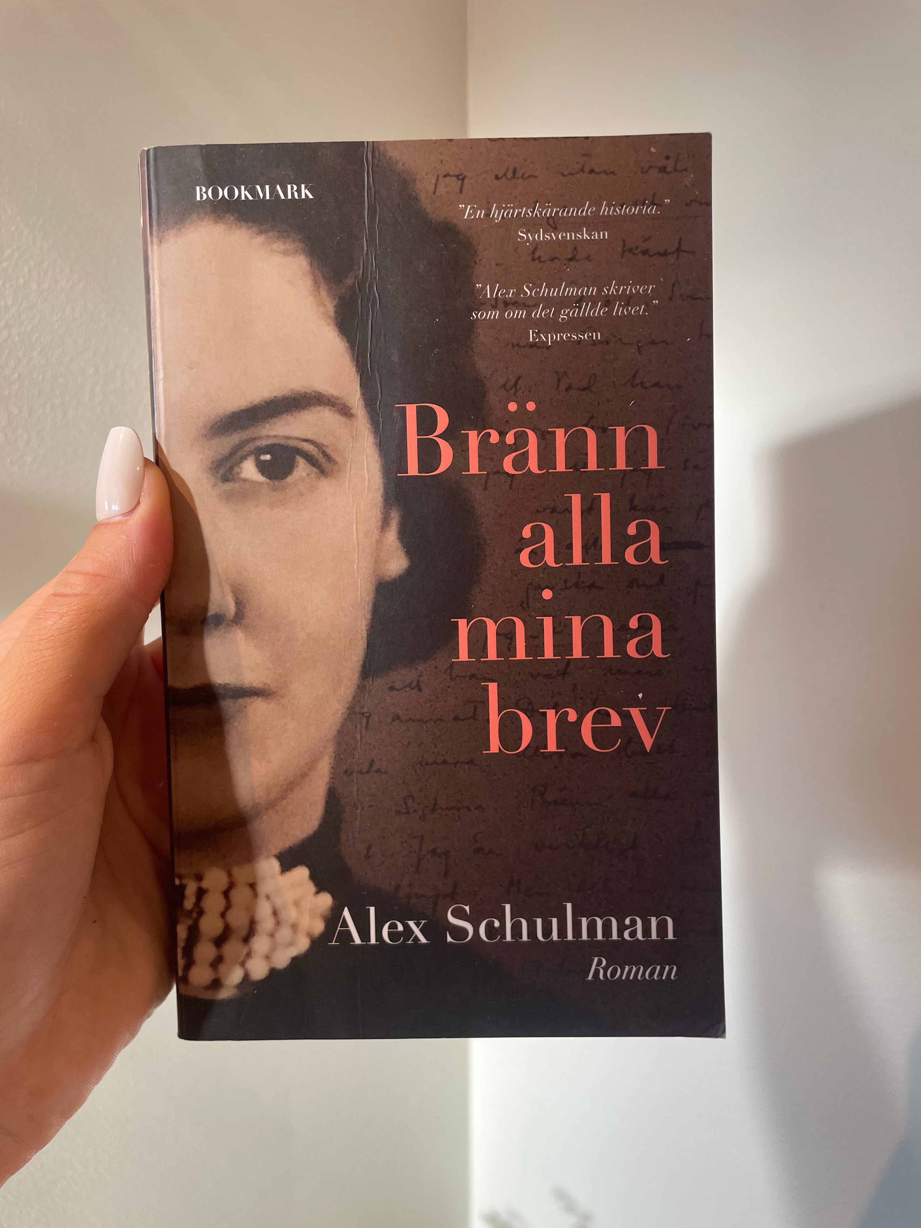 Bränn alla mina brev – framsida
