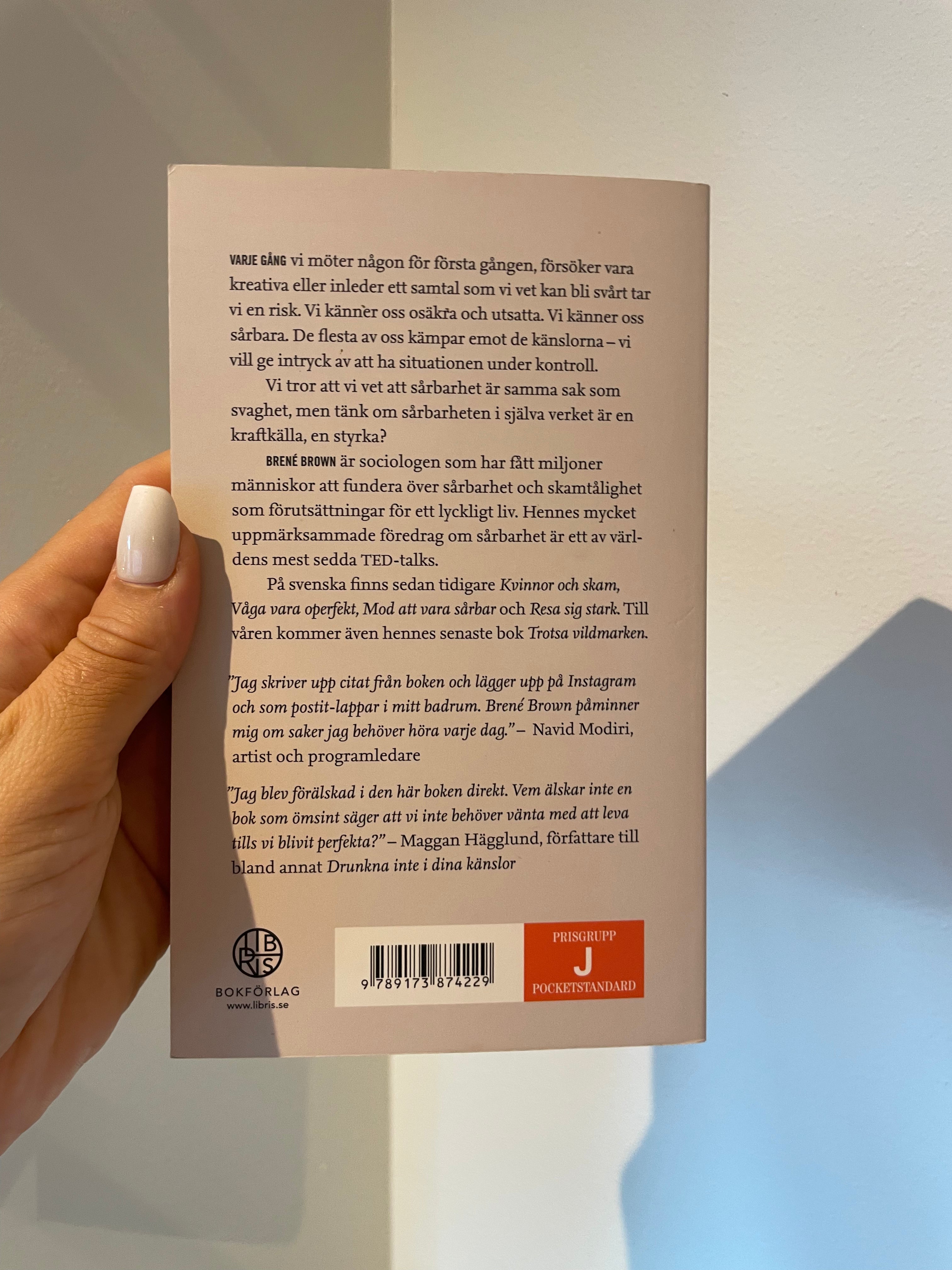 Mod att vara sårbar – baksida