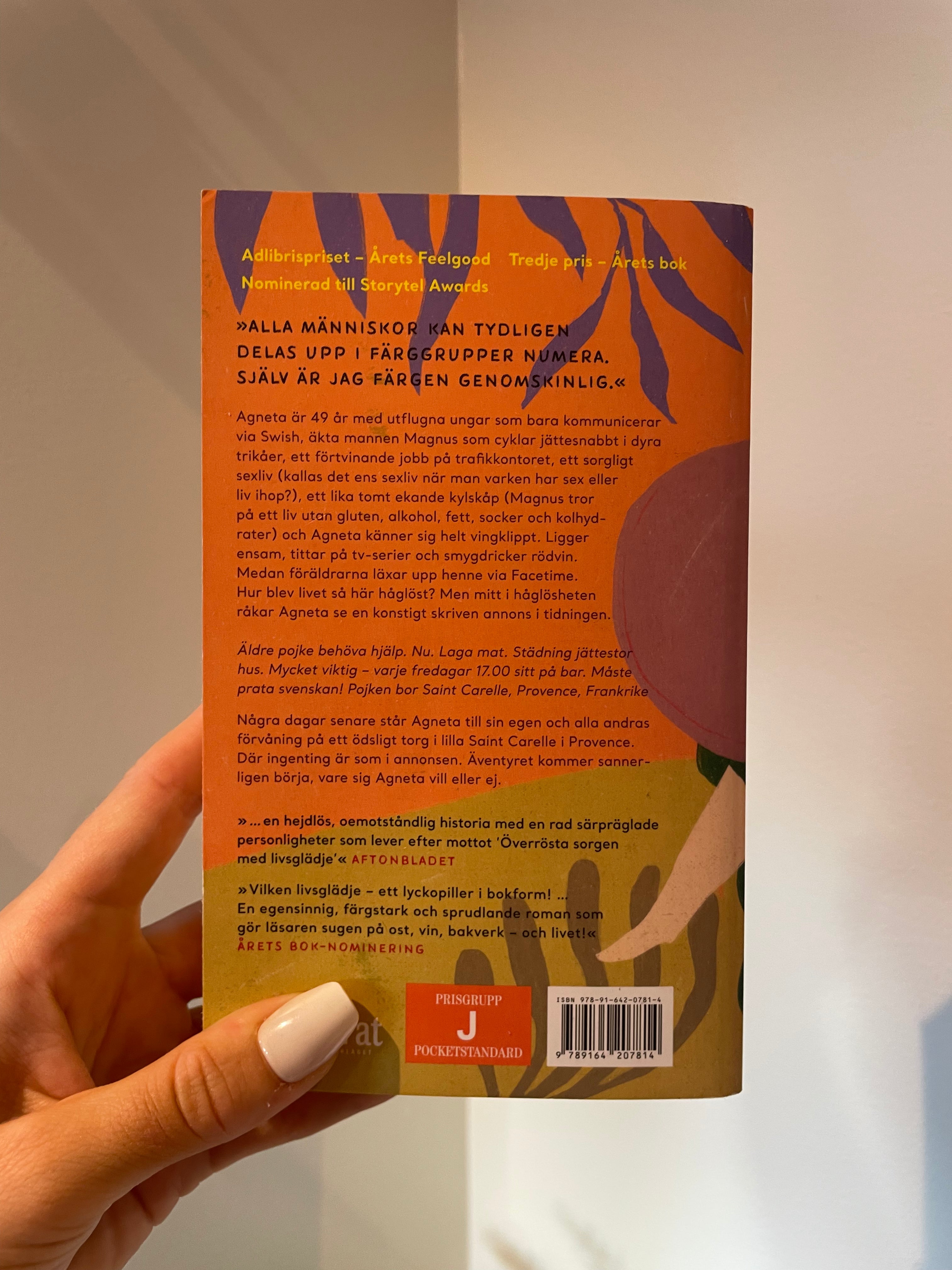 Je m'appelle Agneta – baksida