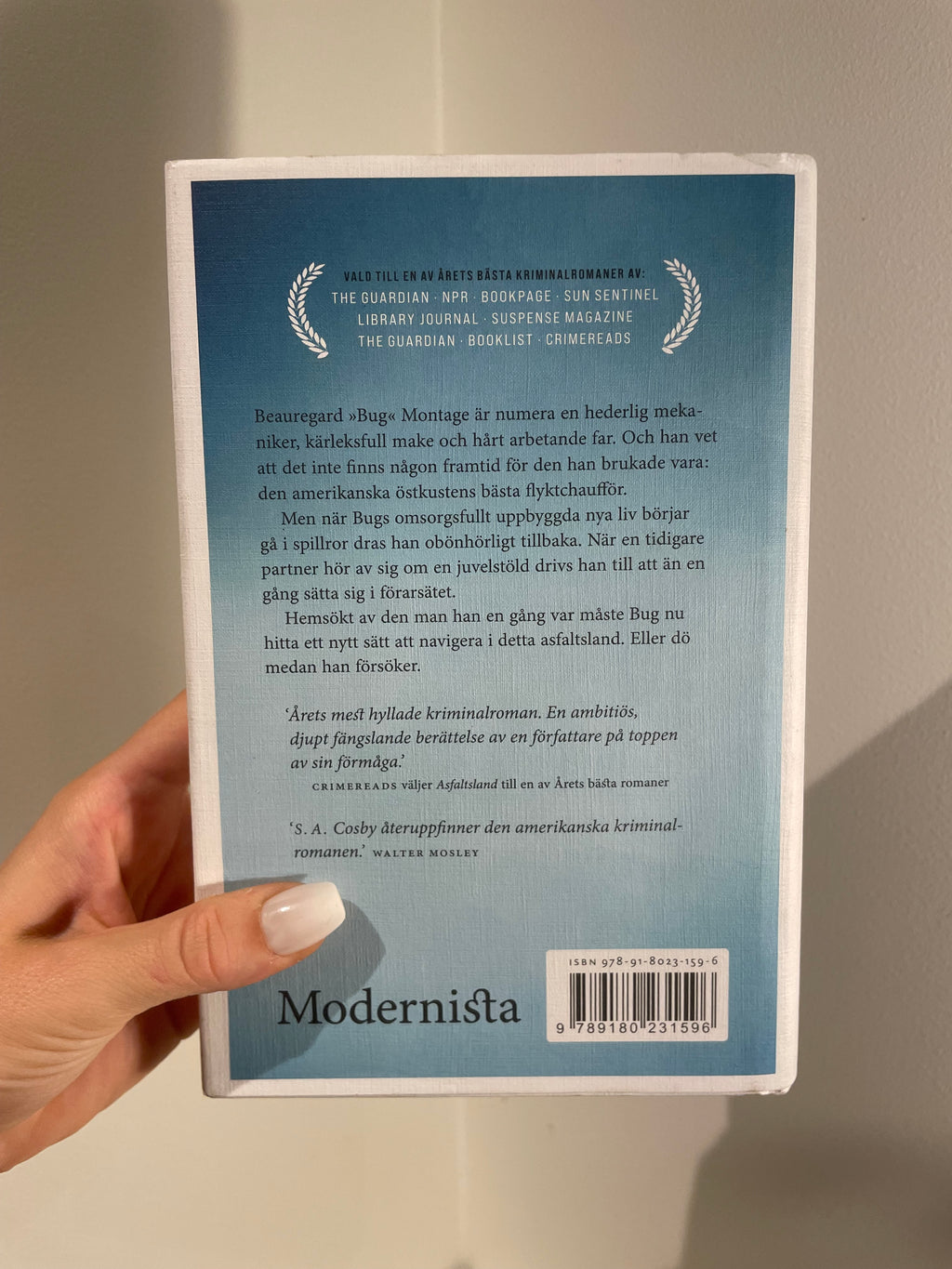 Asfaltsland – baksida