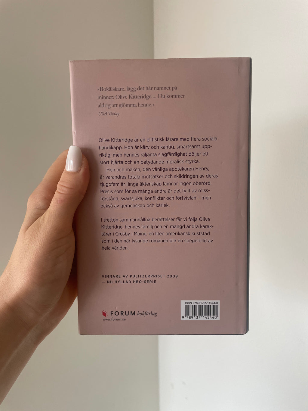 Olive Kitteridge - baksida