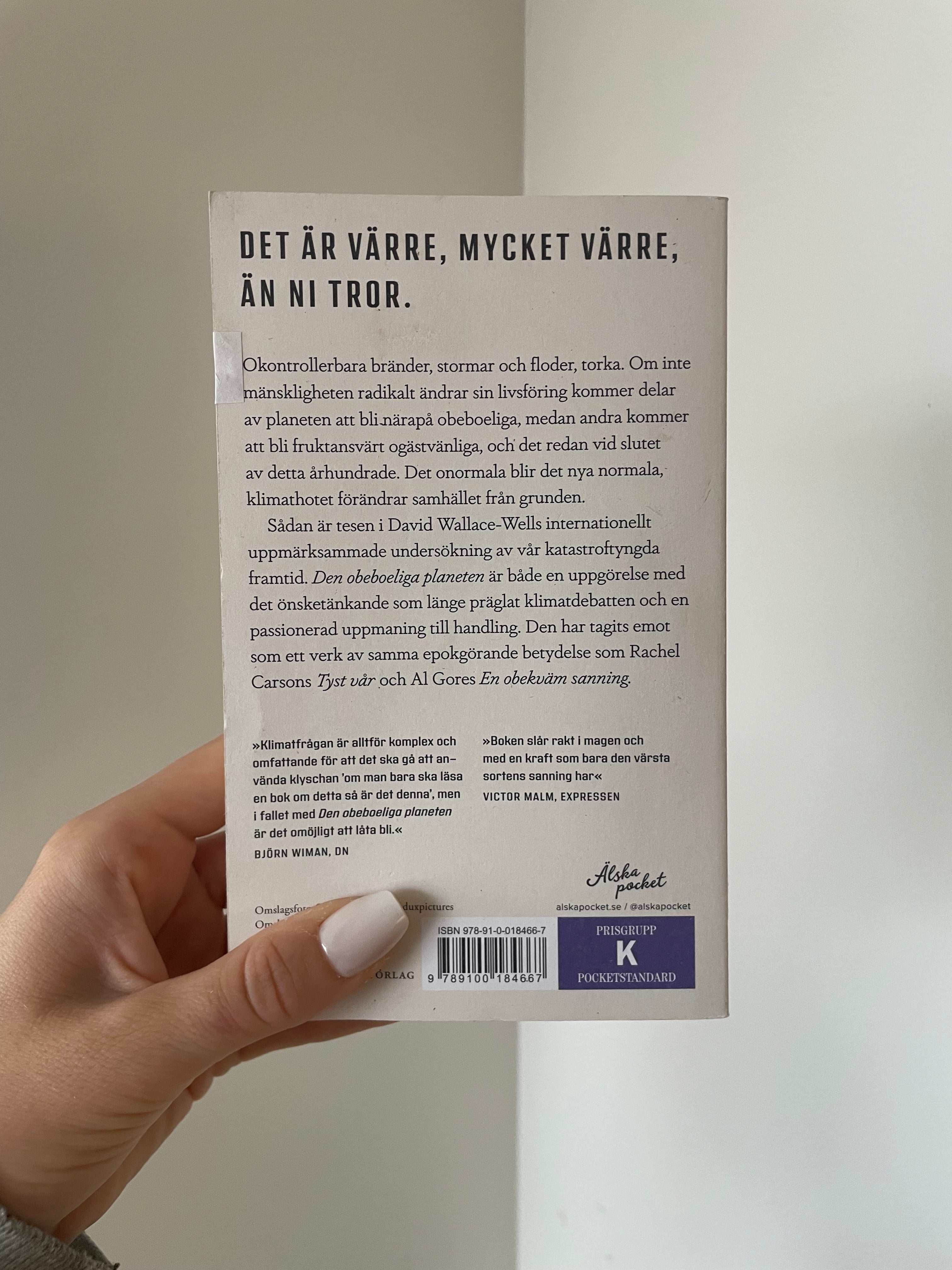Den obeboeliga planeten - baksida